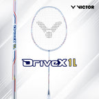 VICTOR DX-1L-V Strung Professional Badminton Racket – Lightweight, Even Balance & Precision Control