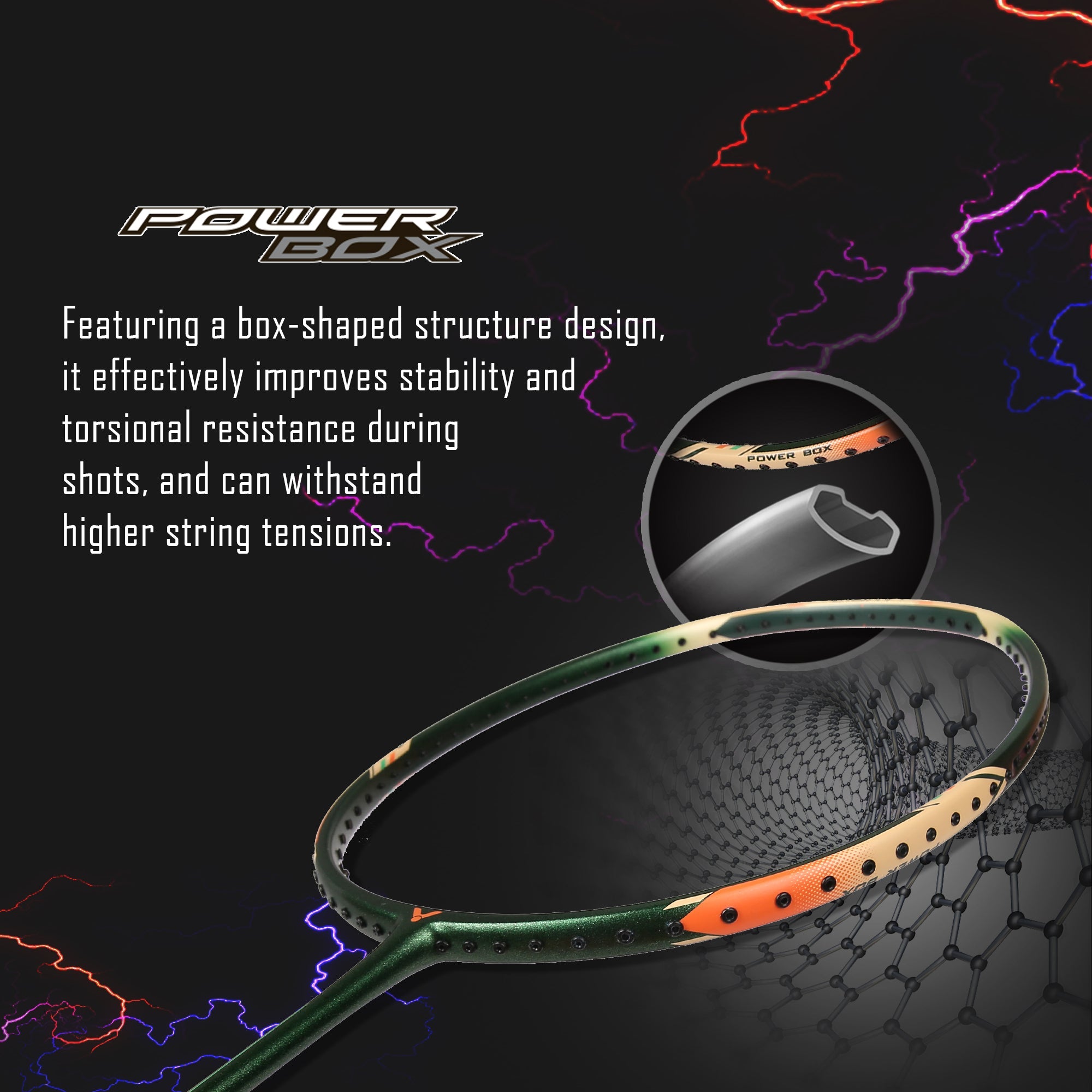 VICTOR Thruster TK-HMR Light-V Professional Badminton Racket – 5U/6U, Head Heavy, Slightly Stiff