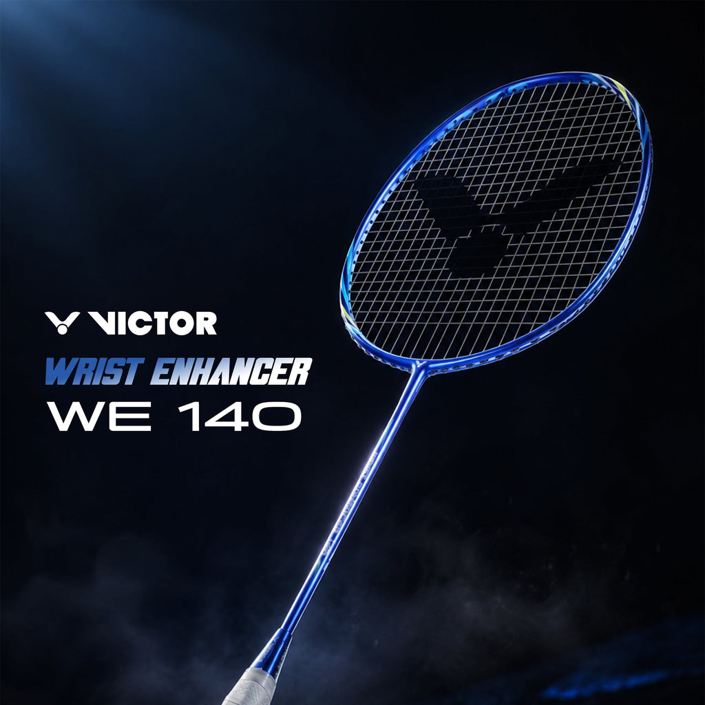 VICTOR Wrist Enhancer WE-140-F Badminton Training Racket | Wrist Strength & Agility Trainer (Strung)