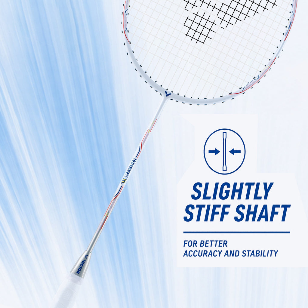 VICTOR DX-1L-V Strung Professional Badminton Racket – Lightweight, Even Balance & Precision Control