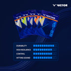 VICTOR VS-65 Badminton String (0.65mm x 10m) Pack of 2 – High Resilience, Durable & Precision Control