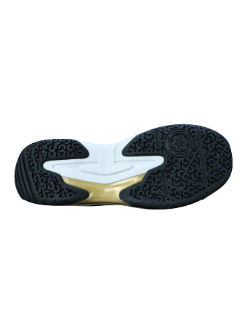 Victor P8500TDIN Indoor Badminton Shoes – Black Gold / Navy Blue