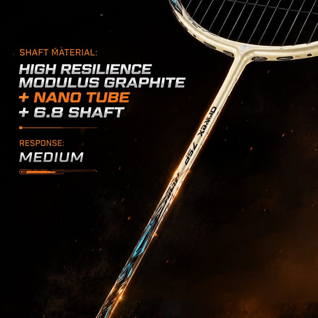 VICTOR DriveX DX-7SP-X-4U Strung Badminton Racket – All-Around Performance, Power & Control