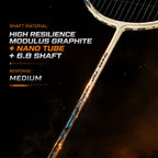 VICTOR DriveX DX-7SP-X-4U Strung Badminton Racket – All-Around Performance, Power & Control