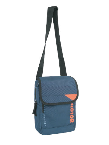 VICTOR BG3542 Vibrant Series Coach Bag – Polyester, 21x12x30 cm | Available in Two colour -Navy Blue & Grey | Front & Back Pockets