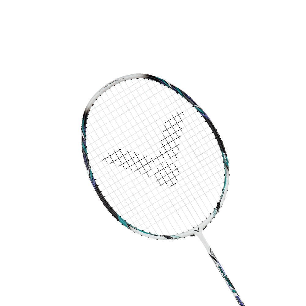 VICTOR Thruster TK-220HII Badminton Racket 4U G6 Strung – High Tension 35 lbs, Graphite Frame, Power & Speed