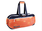 VICTOR x Dragon Ball Z Racket Bag BR5639DBZ | PU Leather | Racket & Shoe Compartments | Matching Anime-Themed Lining | 76x20x33cm | Deep Teal & Bright Marigold
