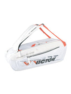 VICTOR Kit Bag BR5223 – Polyester + PU, 75x24x30 cm, Bright White/High Rise | Racket & Shoe Compartments