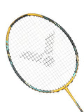 Victor Thruster F C Ultra X Professional Badminton Racket – Power Series Attacking Racket with PYROFIL, Metallic Carbon Fiber, Nano Aerogel, Free Core & Power Ring Pro (3U/4U/5U)