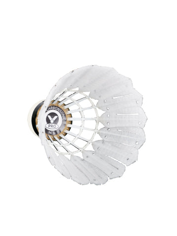 VICTOR Carbonsonic NCS PRO – Lightweight Carbon Fiber Composite Shuttlecock- Available in Pack of 6 (Speed-76) & Pack of 12 (Speed-76)