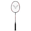 VICTOR Thruster EGL HT Badminton Racket 4U (Unstrung) – Head Heavy, 34 lbs Tension, White/Black, Free Cove