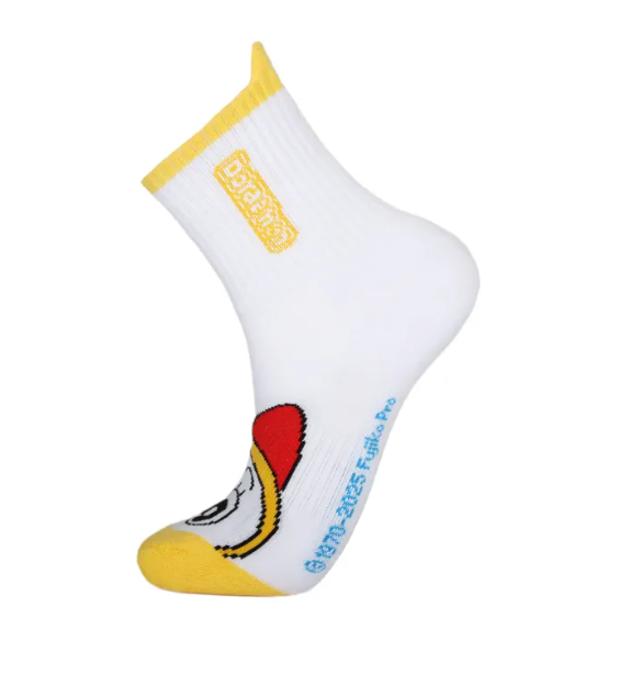 VICTOR X Doraemon SK517DRM Limited Edition Sport Socks | Deep Sky Blue/Vibrant Yellow